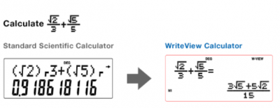 Sharp Write View Display SHARP EL-W506T WriteView Scientific Calculator | 640 function